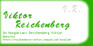 viktor reichenberg business card